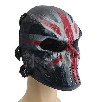 Camouflage Jagt Tilbehør, Masker Phantom Militære Taktiske Udendørs Wargame CS Paintball Airsoft Kraniet Part Full Face-Maske