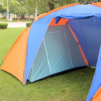 Camping Party Telte folde to værelses telt 3-4 Person, Offentlig Travel store camping telt til resten fiskeri 420*220*175 CM