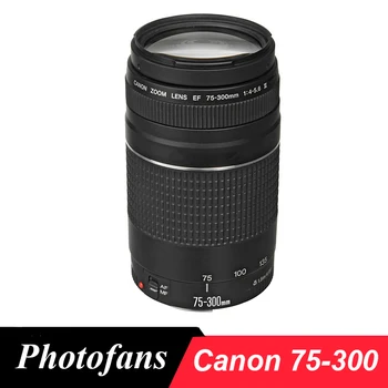 Canon kamera linse EF 75-300mm F/4-5.6 III Telefoto-Objektiver til Canon 1300D 600D 700D 750D 760D 60D 70D 80D 7D 6D T6 T3i T5i T6