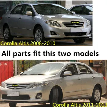 Car cover frame panel lampe trim ABS krom dørhåndtag og skål emhætter Til Toyota Corolla Altis 2008 2009 2010 2011 2012 2013