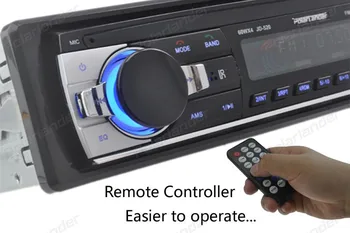 Car Radio Stereo Afspiller Bluetooth-Telefon AUX-I MP3-FM/USB/1 Din/fjernbetjening 12V Bil Audio Auto 2017 Salg Ny