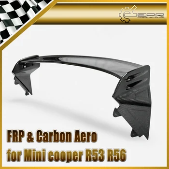 Car-styling Carbon Fiber JCW tagspoiler Blank Fibre bagskærm Body Kit Tilbehør Trim For Mini Cooper R53 R56 Ver.2.11/2.12