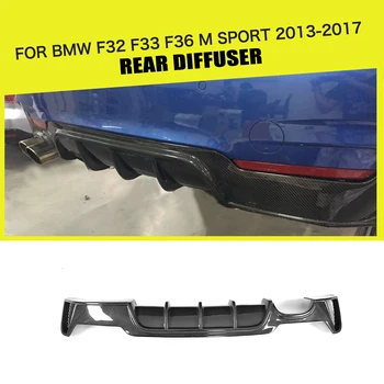 Carbon Fiber Bageste Kofanger Diffuser Spoiler Til BMW 4-Serien F32 F33 F36 M Sport 13-17 P Style Bil Styling