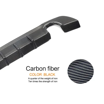 Carbon Fiber bageste kofanger læbe spoiler diffuser til BMW E92 E93 M sport Coupe Cabriolet Kun fra 2005 - 2011