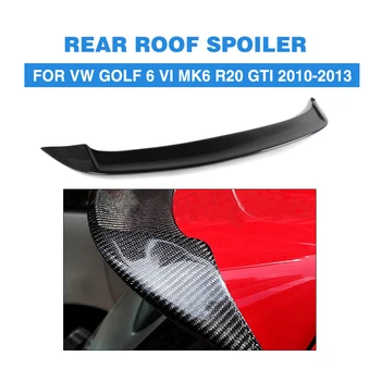 Carbon Fiber Bil Bag tagspoiler Boot Læbe Vinger Til Volkswagen VW Golf 6 VI MK6 R20 GTI 2010-2013 O Stil
