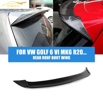 Carbon Fiber Bil Bag tagspoiler Boot Læbe Vinger Til Volkswagen VW Golf 6 VI MK6 R20 GTI 2010-2013 O Stil
