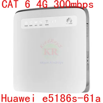 Cat6 300Mbps ulåst Huawei E5186 E5186s-61a LTE 4g wifi router 4g lte Mobilt cpe bil wifi router dongle pk b593 e5776 e5172