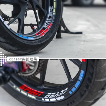 CBF190R hjul klistermærker ændret tilbehør motorcykel klistermærker moto CB190X reflekterende vandtæt hjul decals modellering kreative