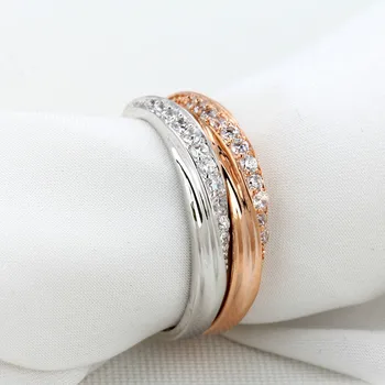 CC Smykker Mode Ringe Til Kvinder Smykker Bridal Wedding Ring Classic Simpelt Design Cincin Wanita Engagement Anillo CC1074