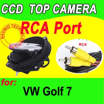 CCD-OEM-Logo Emblem Bagpå Udsigt Auto Flip Vende Bilens Bagagerum Håndtere Kameraet til VW Golf 4 5 6 7 8 GTI-R Vandtæt Night Vision