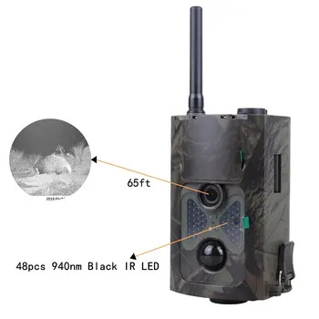 CE-RoHS FCC-12 Sprog Dyreliv Trail Scouting Jagt Trail Kamera 24leds Night Vision suntek jagt kamera hc 550 m