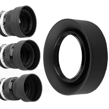 Centechia 52/58 mm 3-Fase 3 in1 Sammenklappelig Gummi Sammenklappelig Linse Hood 52/58 mm DSIR Objektiv til Nikon Canon kamera
