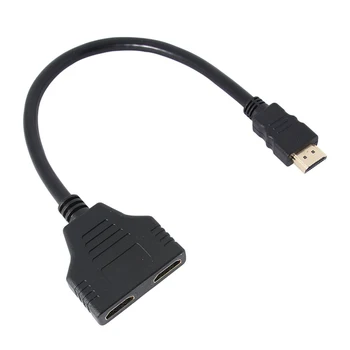 Centechia Billige 1080P HDMI Mandlige og 2 Kvindelige 1 I 2 Ud Splitter Kabel-Adapter Converter