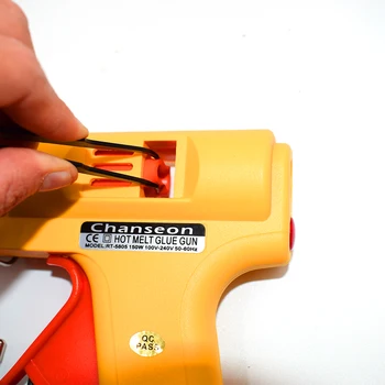 Chanseon Hot Melt Lim Pistol 11mm 150W EU Stik Lim Varmelegeme Kobber Dyse Med Gratis 1pc limstift Graft DIY-Reparation af Elektrisk Værktøj