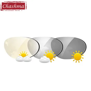 Chashma Indeks 1.67 Fotokromisk Verifocal Glas Anti Reflekterende UV400 Multifokal Overgang Progressive Linser