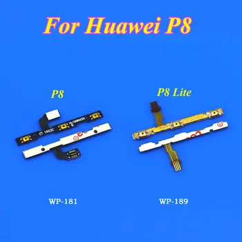 ChengHaoRan 1Piece Nye Lydstyrke, side knap, on/off strøm kontakt flex-kabel For Huawei P8 / P8-Lite Telefon