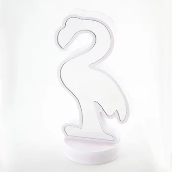 CHIBUY USB-Flamingo Led Lys Infinity Spejl Tunnel Lampe Spejl Tunnel lys Hjem LED Dekoration Lys Tegn