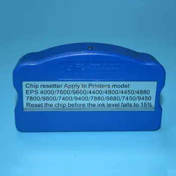 Chip Resetter Til Epson Stylus Pro 4000 7600 9600 4800 4400 4450 4880 7800 9800 7880 9880 10600 10000CF Printere Patronen Tank