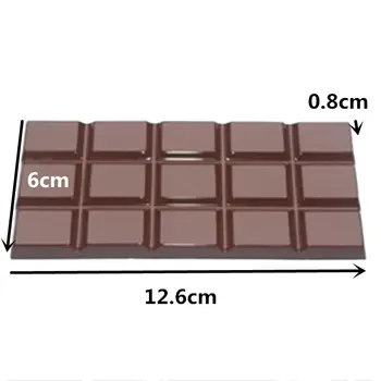 Chokolade Bar Kaffefaciliteter Injektion Hårdt PC Candy Forme Polycarbonat Break Apart Bar Chokolade Skimmel
