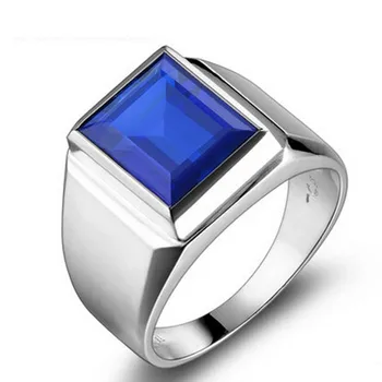 Choucong Mærke Mode Mænd, ring 10ct sten AAAAA zircon cz 925 Sterling sølv ring Mænd Engagement Bryllup Band Ring