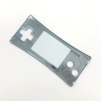 Chrome Faceplate Cover Udskiftning Foran Shell Boliger Case Til Nintendo Game Boy Micro for GBM