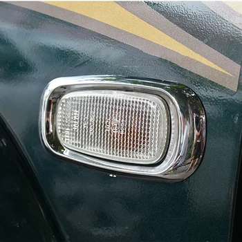 Chrome Side Lampe Dække Parkering Lys Dækning For Toyota Land Cruiser Prado FJ120 Tilbehør 2003-2009