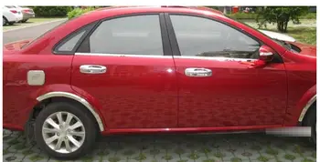 Chrome Udvendige Dørhåndtag Dækker For Chevrolet Lacetti Optra Daewoo Nubira Suzuki Forenza Holden Viva Klistermærker Bil Styling