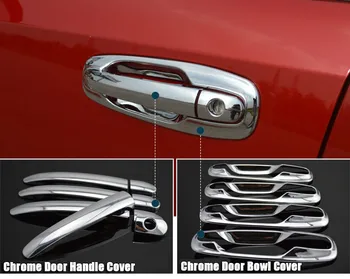 Chrome Udvendige Dørhåndtag Dækker For Chevrolet Lacetti Optra Daewoo Nubira Suzuki Forenza Holden Viva Klistermærker Bil Styling