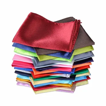 CiciTree 26pcs/sæt Nye Polyester, silke, satin Mænd Lommetørklæde Pocket Square Almindelig Solid Farve til et Bryllup Part Formel, der Passer Hanky