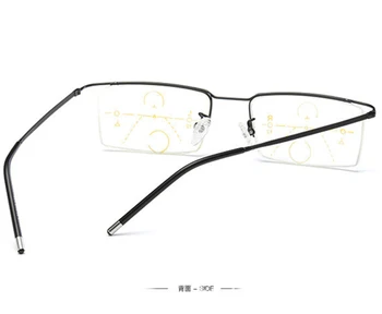 CLARA VIDA = Titanium legering Business-elite Intelligens Progressiv Multifokal Kommercielle Læsning Bifokale Briller +1 +1.5 +4