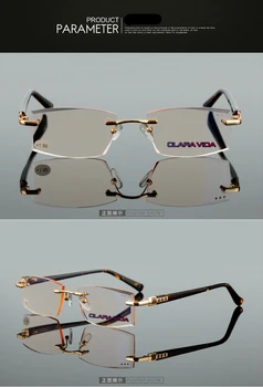 CLARAVIDA Royal Luxury Mænd kvinder unisex diamant udskåret stylerish kommercielle værdighed specielle briller til læsning+1 +1.5 +2 +2.5 +3