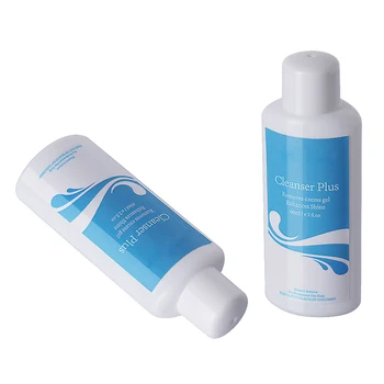 Cleanser Plus Flydende Overflade Klæbrig Rest Remover UV Gel Negle Kunst 60ml Akryl Væske Plus Clean Kit
