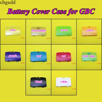 Cltgxdd 10 Farver Valgfri Batteri Covers Tilfælde Erstatning for Gameboy Color, GBC Boliger bagdøren