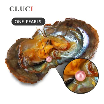 CLUCI 30stk 7-8mm Coral akoya østers med perler, UPS, Lyse Farverige Runde Perler Til smykkefremstilling