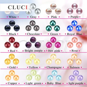 CLUCI Royal Blå 10STK Virkelige Naturlige Saltvand Perle i en Østers, 6-7mm Farvet Perler Og Vakuum-Pakning Charme Gave Til Kvinder