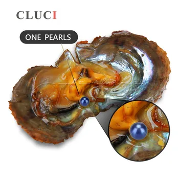 CLUCI Royal Blå 10STK Virkelige Naturlige Saltvand Perle i en Østers, 6-7mm Farvet Perler Og Vakuum-Pakning Charme Gave Til Kvinder
