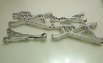 CNC-Legering suspension Arm Set for 1/5 hpi baja 5b dele km rovan 8pc