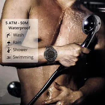 ColMi Sport Smart Ur King Kong 5ATM IP68 Vandtæt Passometer Ultra-lang Standby 33 Måneder Smartwatch Til Android, iOS
