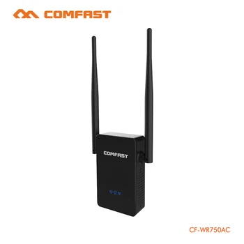 COMFAST 750Mbps WIFI Repeater Signal Forstærker, 2,4 G/5,8 G Wireless Wifi Router Repeater AP 3 Funktioner Roteador EU/US CF-WR750AC