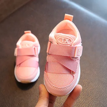 COMFY BØRN Ankomster Nye Piger Sneakers Sko 2018 Foråret Barn Kids Drenge Sport Sneakers Mode Bløde Bund Baby Buksetrold Sneaker