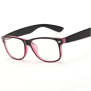 Computer-Briller Gennemsigtige Briller til Kvinder, Mænd Forestilling Ramme Oculos De Grau Mode Klar Linse W/ Gyldent Belægning Arbejde