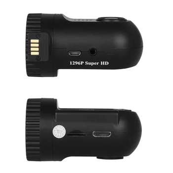 Conkim Dash Cam GPS-DVR-Digital Video Optager 1296P 1080P Full HD Skjulte Black Box Auto Kamera Mini DVR 0805P w/ Hard Wire Kit