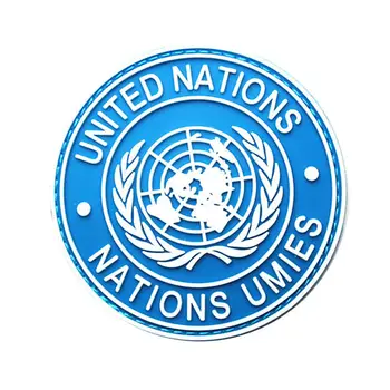 Cool Internationale U. N FN de Forenede Nationer Skulder Badge til uniformer, outwear eller fleece jakke ærmer 3.15