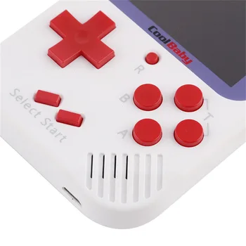 Coolboy Retro-Mini-2 Håndholdte Klassiske Spil Konsol indbygget 129 spil videospil Elektroniske Bærbare Håndholdte Konsol