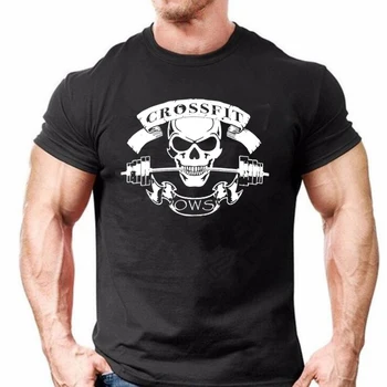 COOLMIND bomuld Mænd T-Shirt Mandlige casual T-shirt Homme Sommer. CROSSFIT design t-Shirts til Mænd t-Shirts Mand Tøj