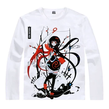 Coolprint Japansk Anime-Shirt TouHou Project T-Shirts Multi-stil langærmet Hakurei Reimu Flandre Scarlet Cosplay Kawaii Gave