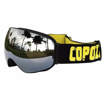 COPOZZ Ski Goggles UV400 Double Lens Anti-fog Sol Briller på Ski Snowboard Store Briller Vinter Sfæriske Maske+Linse