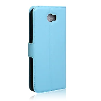 Coque Huawei Y5 II-Sagen Silicium Luksus Læder Flip Case Til Huawei Y5 II / Y5II 2 5.0 tommer Beskyttende Telefonen Bagsiden Skin Taske