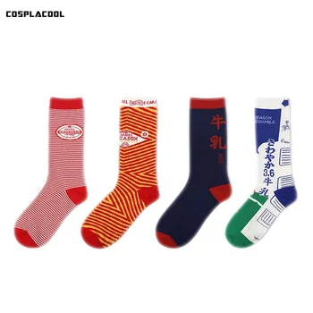 [COSPLACOOL]Foråret kreative, sjove sokker kvinder, mode, Kunst, business casual happy socks bomuld unisex calcetines meias