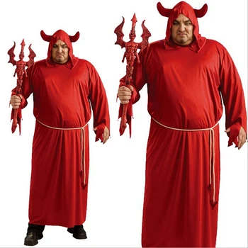 COSplay film Halloween fest tøj djævelen Satan Voksen Red Angel af helvedes ild halloween kostumer til mænd